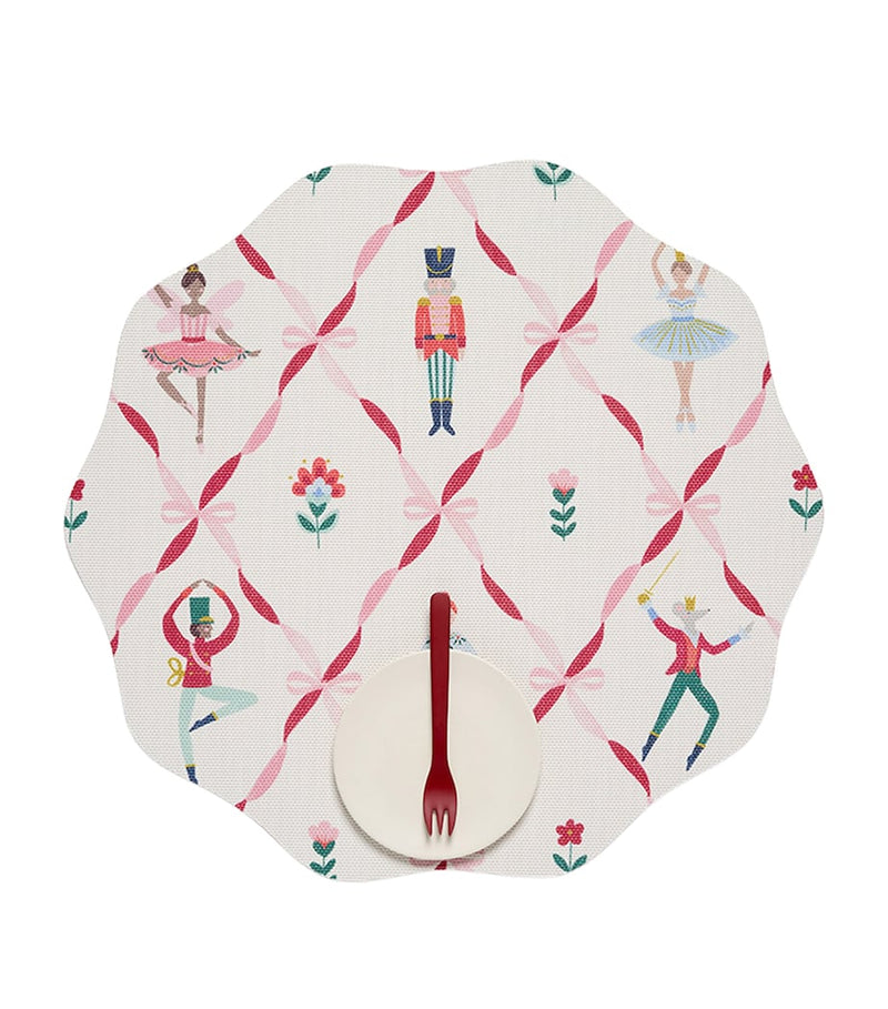 Meri Meri x Chilewich Nutcracker Ballet placemat 38cm, imported from the UK