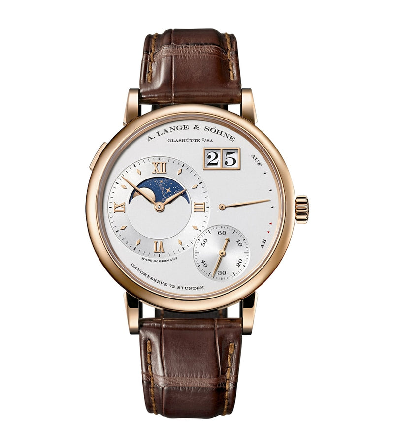 A. Lange & Söhne Lange 1 Moon Phase rose gold watch 41mm (British brand)