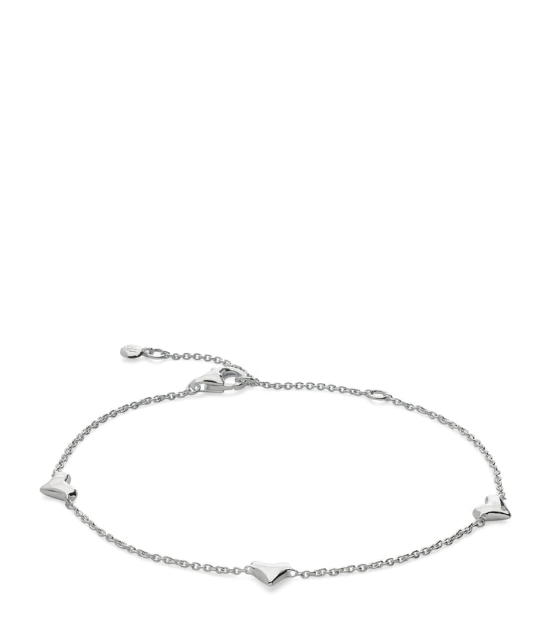 Monica Vinader heart station chain bracelet - British product