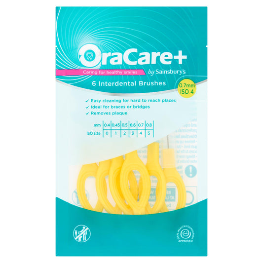 OraCare+ Interdental Brush 0.7mm Yellow