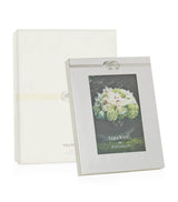 Harrods Wedgwood Infinity Photo Frame Polished Silver-Plated 4 x 6- Buy online at McGrocer
