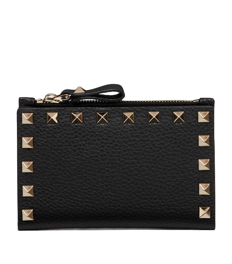 Valentino Garavani Rockstud coin and card holder (British brand)