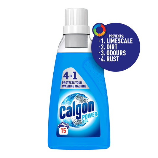 Calgon 4 in 1 Washing Machine Cleaner Limescale Gel 750ml detergents & washing powder Sainsburys   