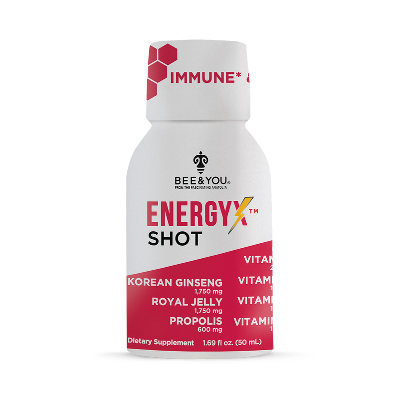 Bee&You Energy-X royal jelly red ginseng shots 12x50ml, UK version