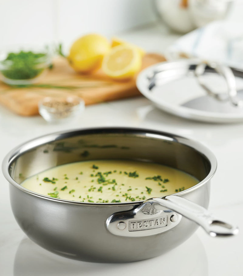 Hestan NanoBond saucepan 22cm with lid (British brand)