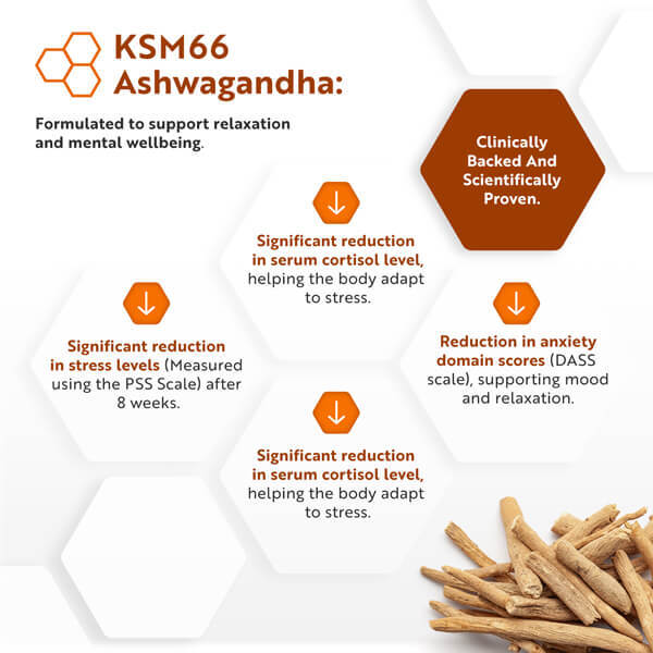 Nutravita Ashwagandha KSM-66 supplement 7200mg 120 capsules, UK version