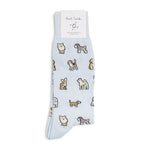 Paul Smith dog socks with canine patterns (British brand)