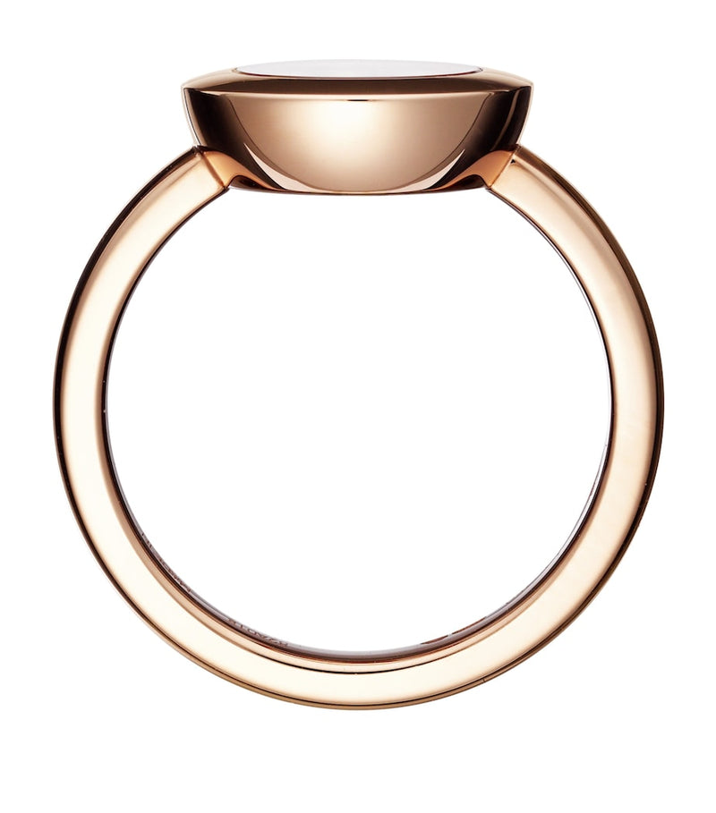 Chopard rose gold diamond Happy Diamonds ring, imported from the UK