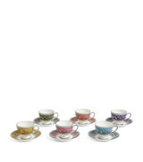 Harrods Wedgwood Florentine Teacups and Saucers Set of 6- Buy online at McGrocer