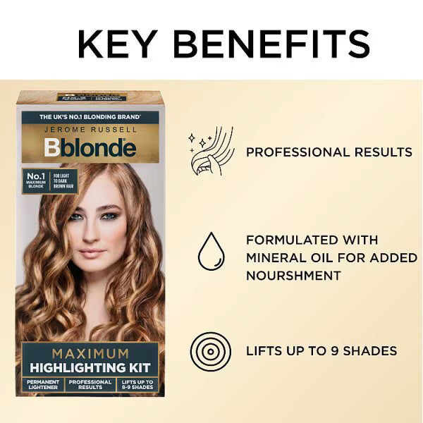 Bblonde Highlighting Kit Lightener 25g 75ml - British product