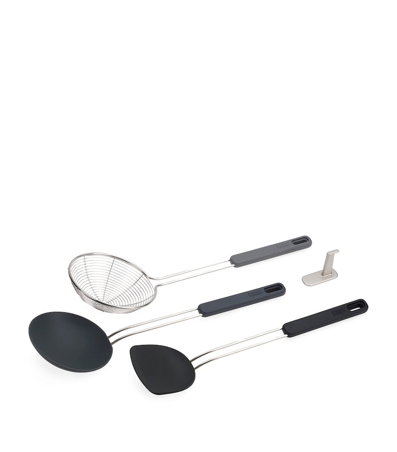 Joseph Joseph Nest Fusion 3-piece utensil set with hook, UK version