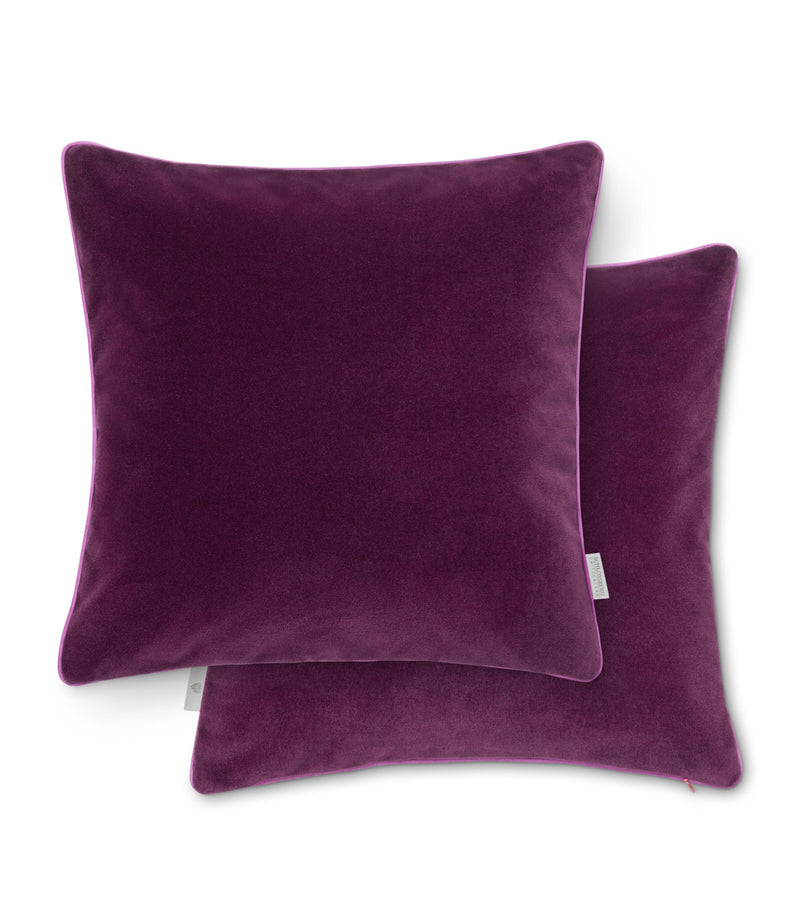 Schlossberg Velvet Elodie cushion 40cm x 40cm (British brand)