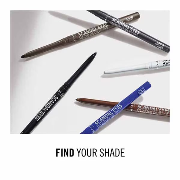 Rimmel Waterproof Eye Definer Intense Black, imported from the UK