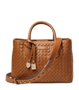 Harrods Aspinal of London Midi Leather Tote Bag- Buy online at McGrocer