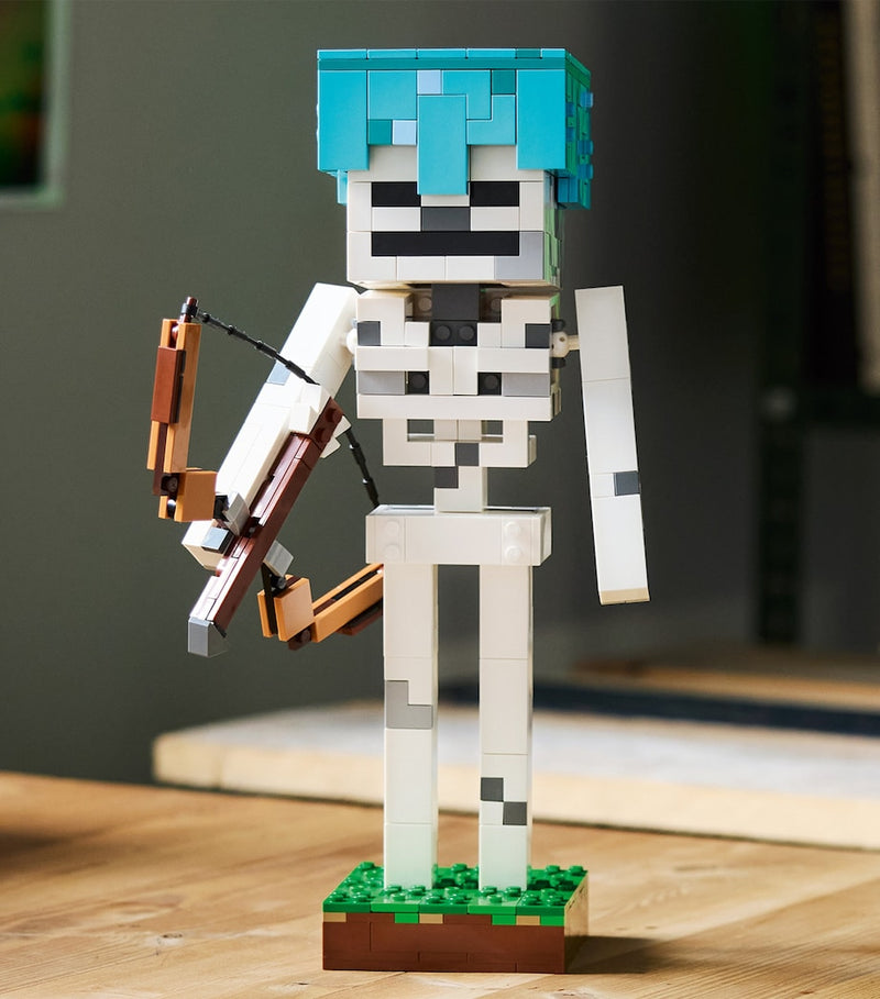 Lego Minecraft Skeleton figure 21594 toy, imported from the UK
