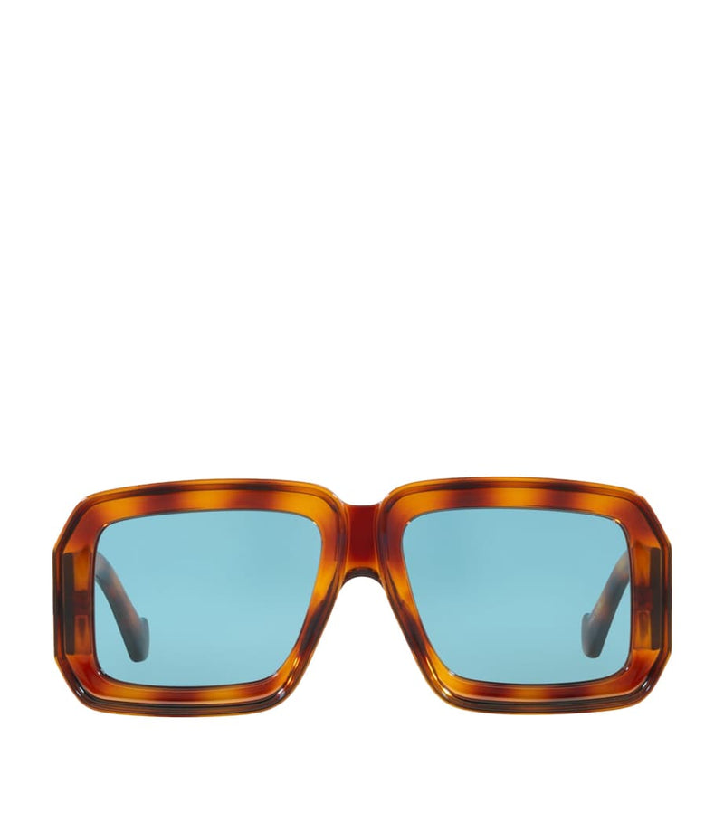 LOEWE Paula's Ibiza diving mask sunglasses oversized tortoiseshell (British brand)