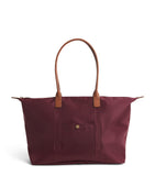 Harrods medium nylon tote bag with leather trim - British product