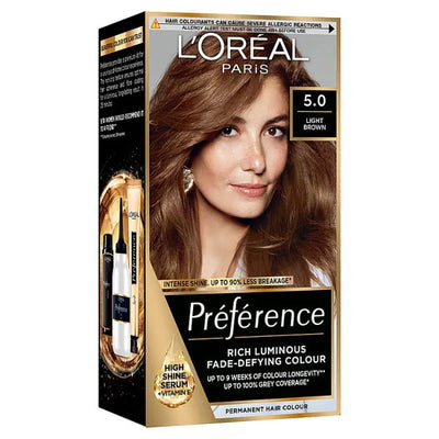 L'Oréal Préférence Coloration Cheveux Palma Brun Clair Naturel