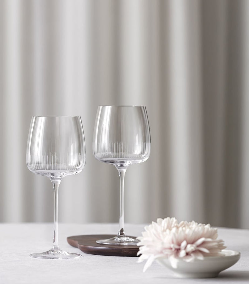 Villeroy & Boch Afina crystal red wine glasses set of 4 (British brand)
