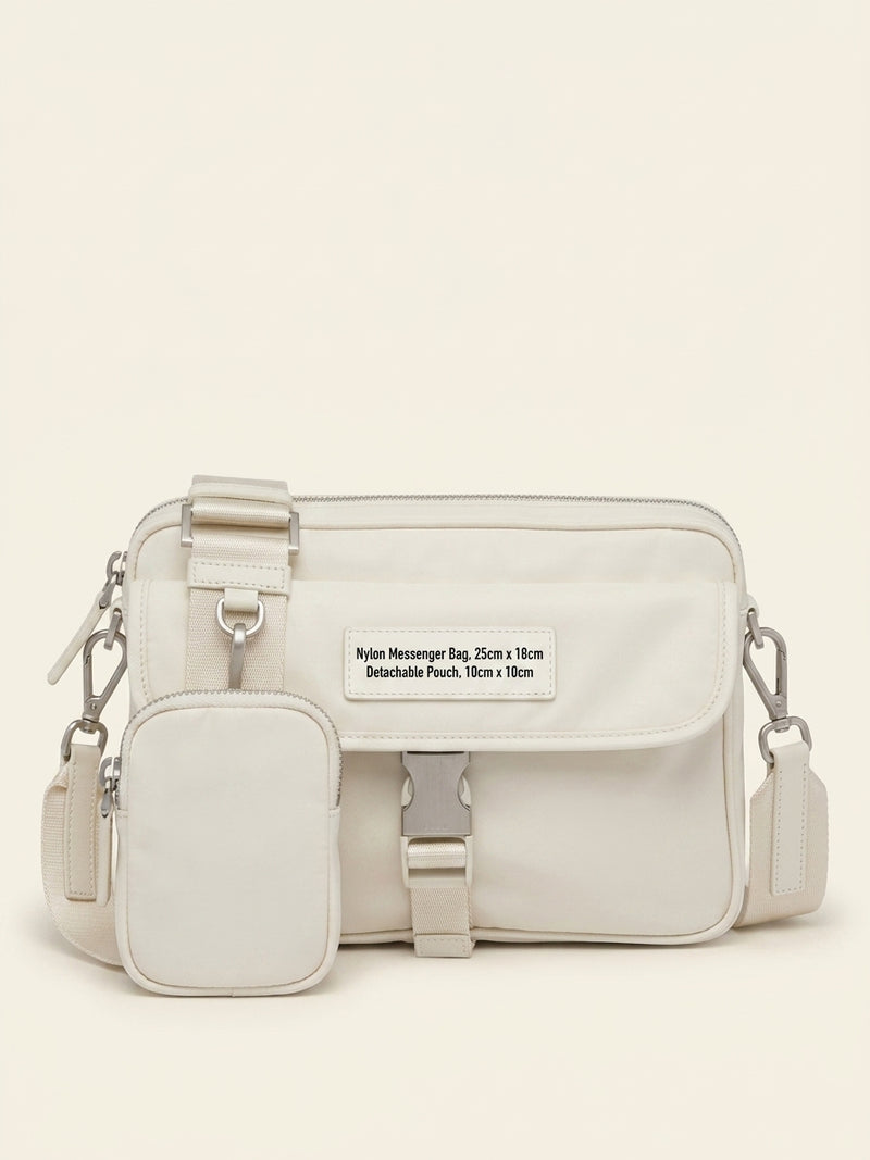Prada Re-Nylon leather and nylon shoulder bag, UK version