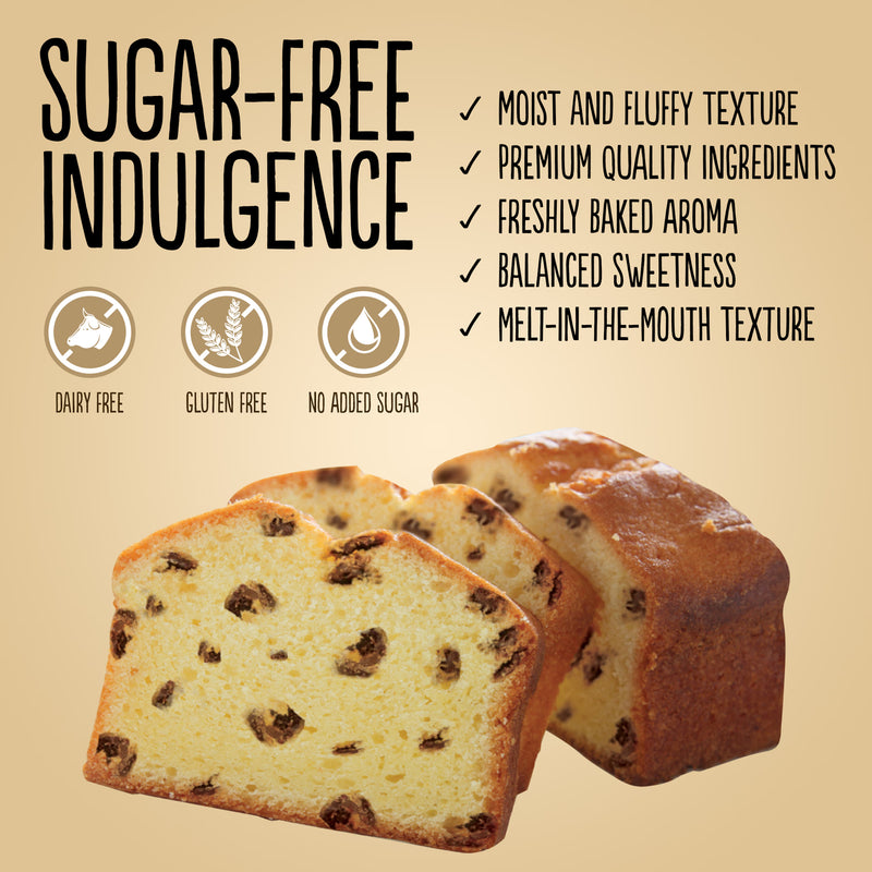 Diablo sugar free chocolate chip cake 200g - British product