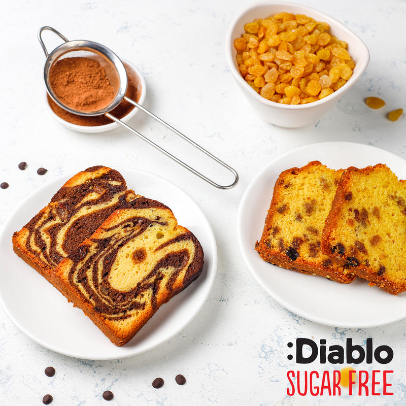 Diablo sugar free chocolate chip cake 200g - British product