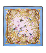 Harrods Aspinal of London Silk Edwardian Garden Scarf 140cm x 140cm- Buy online at McGrocer