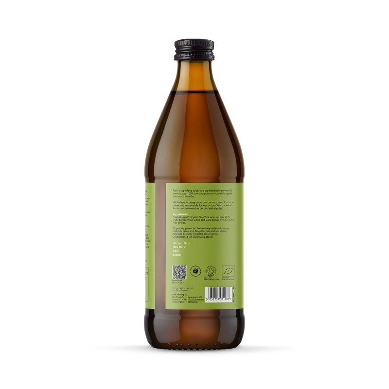Fushi organic aloe vera juice 1L, UK version