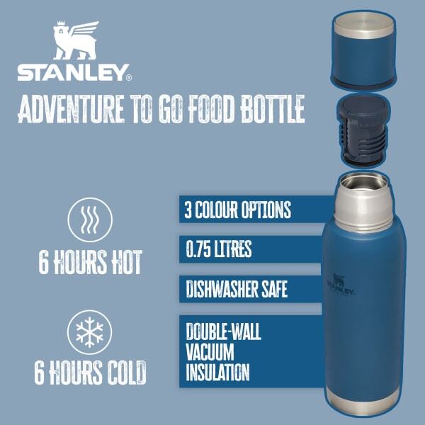 Stanley Adventure insulated thermal bottle 0.75L, imported from the UK