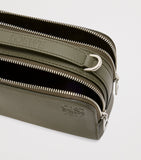Loewe leather camera bag with two compartments and strap - British product