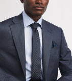 Giorgio Armani silk jacquard monogram tie 7cm - British product