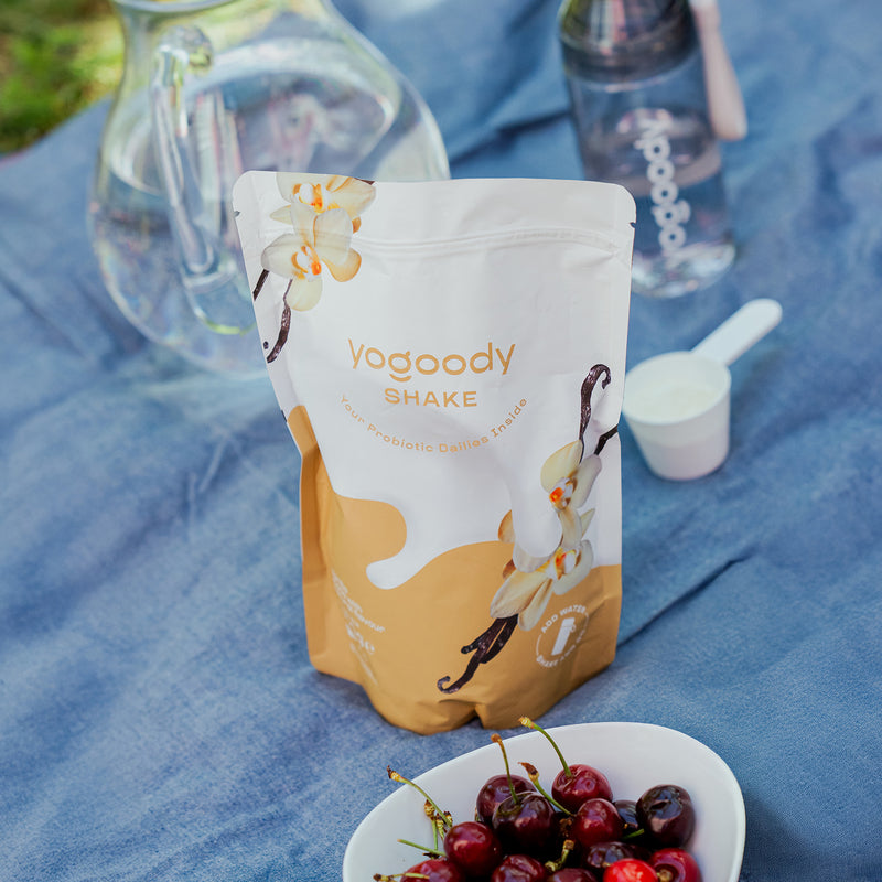 Yogoody probiotic yogurt shake vanilla 450g, imported from the UK
