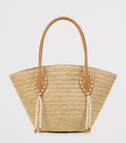 Christian Louboutin Venus large raffia basket bag, UK version