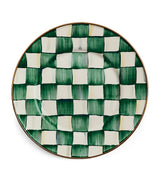 Harrods MacKenzie-Childs Emerald Check Salad Plate 20cm- Buy online at McGrocer