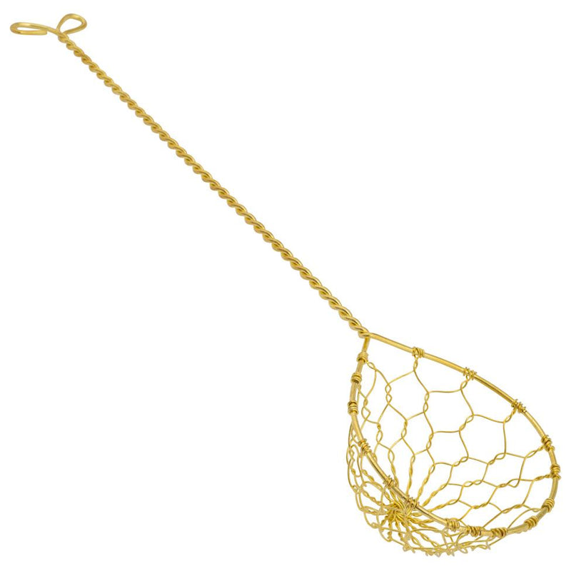 Brass wire skimmer 2.5 inch kitchen tool, imported from the UK