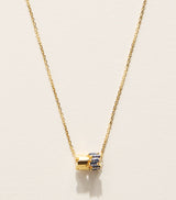 Harrods Suzanne Kalan Yellow Gold and Blue Sapphire Infinite Roundelle Pendant Necklace- Buy online at McGrocer