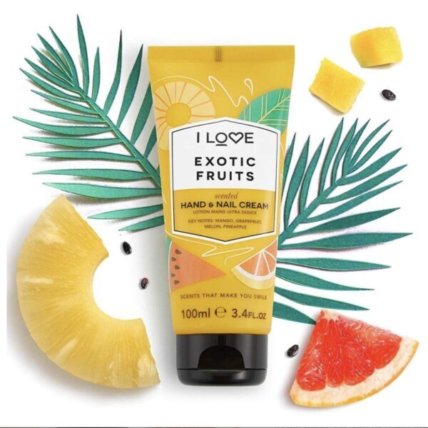 I Love Exotic Fruits Hand and Nail Cream 100ml, UK version