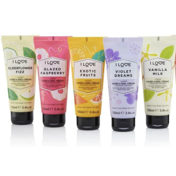 I Love Exotic Fruits Hand and Nail Cream 100ml, UK version