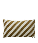 Harrods Yves Delorme Calisson Kaki Rectangular Cushion Cover (33cm x 57cm)- Buy online at McGrocer