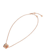 Harrods Bvlgari B.zero1 Rose Gold and Ceramic Necklace- Buy online at McGrocer