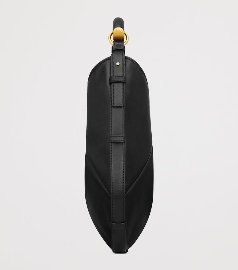 Saint Laurent Mombasa shoulder bag medium calfskin leather, imported from the UK