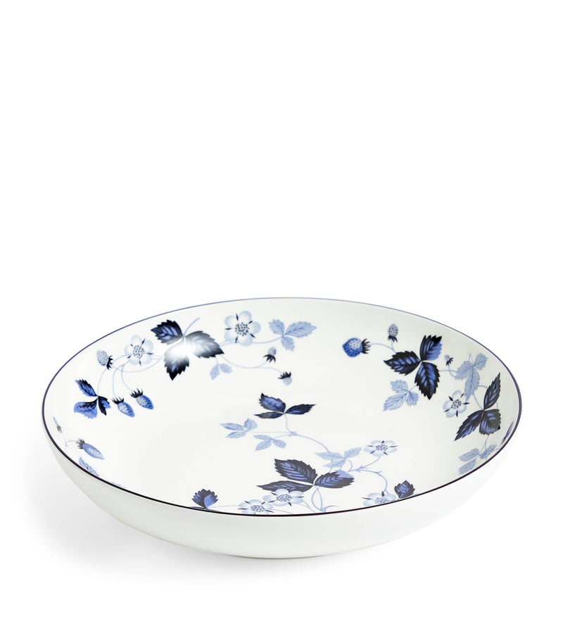 Wedgwood Wild Strawberry Inky Blue pasta bowl 24cm (British brand)