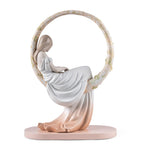Lladró In Her Thoughts porcelain sculpture, UK version