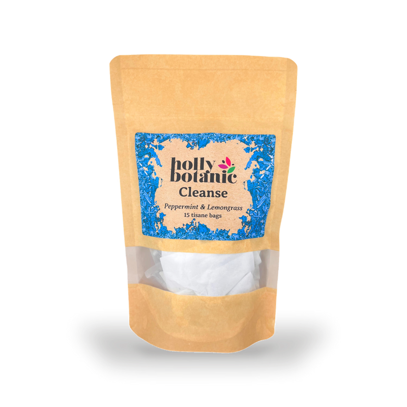 Holly Botanic tisane peppermint lemongrass 15 tea bags - British product