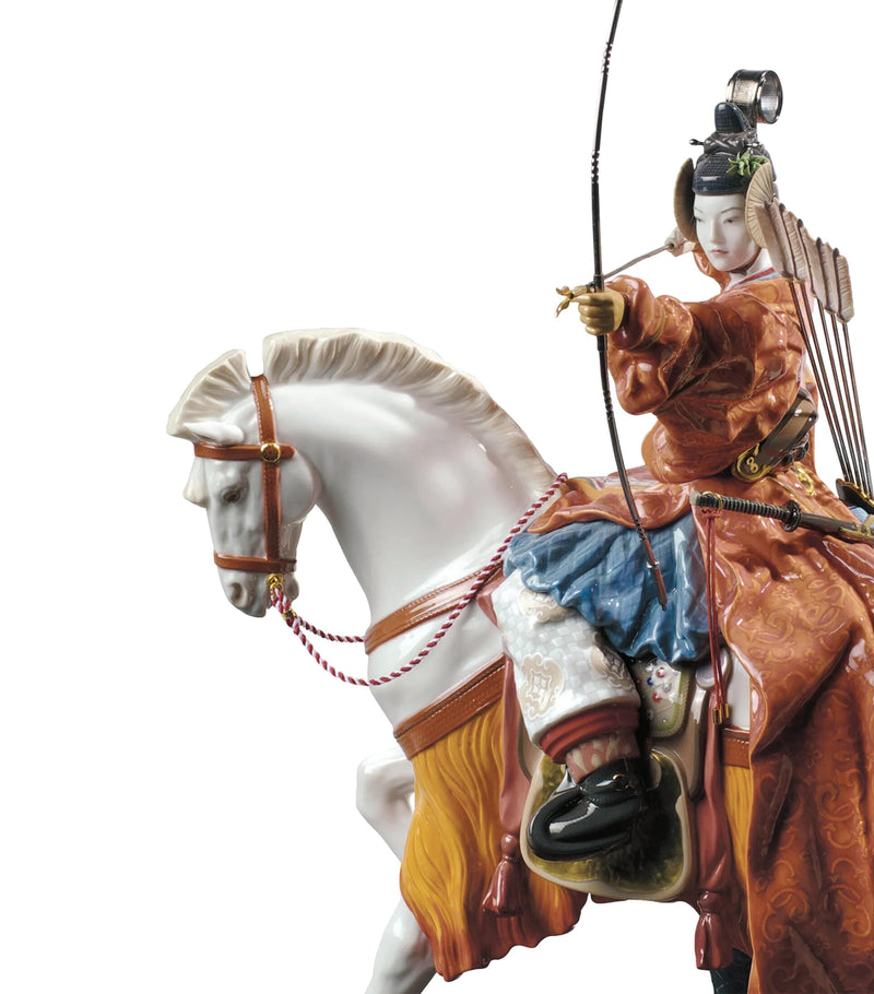 Lladró porcelain Yabusame Archer figurine, UK version