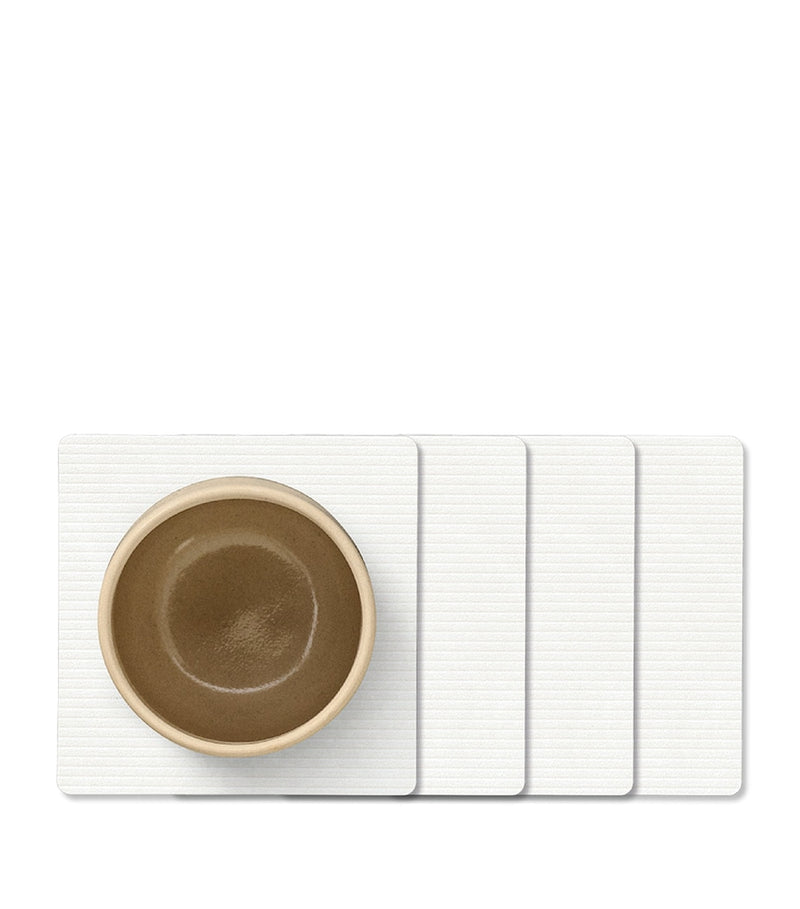 LIND DNA square corduroy coasters set of 4 - British product