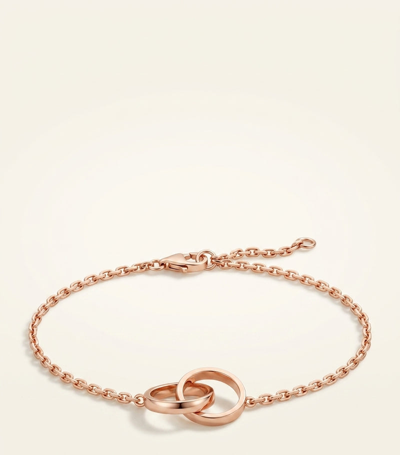 Cartier LOVE chain bracelet rose gold diamond, imported from the UK