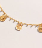 Hermina Athens gold-plated Athena charm necklace, UK version