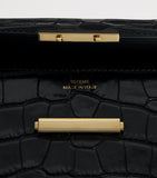 Toteme croc-embossed leather shoulder bag, UK version