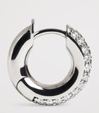 Spinelli Kilcollin white gold diamond hoop earring, imported from the UK